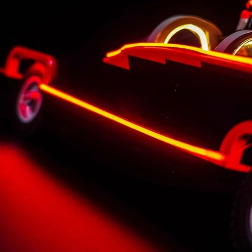 LED Light Set Compatible with Lego 76328 B'atman: The Classic TV Series Batmobile - USB & Battery 2 light sources