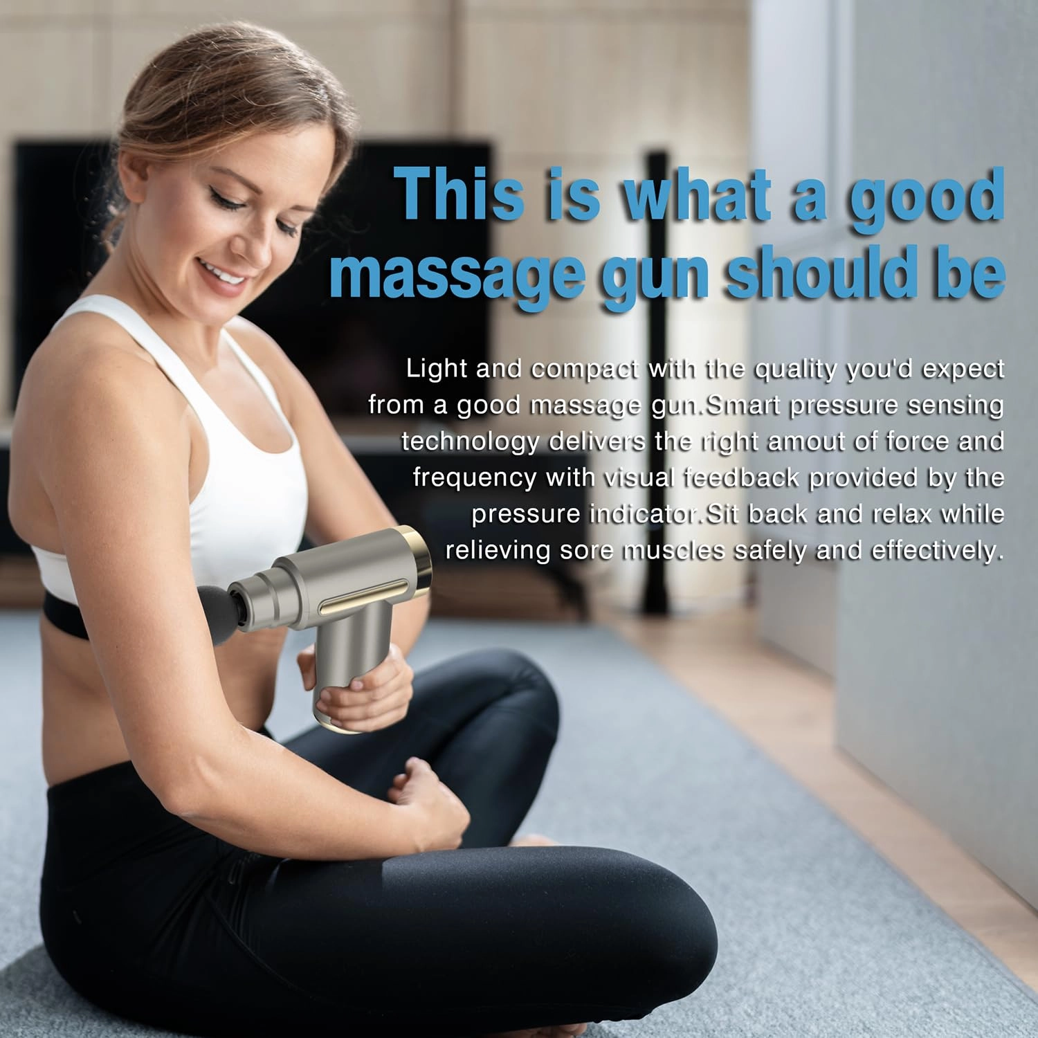 M697 - Massage Gun 4 Heads 6 Speeds