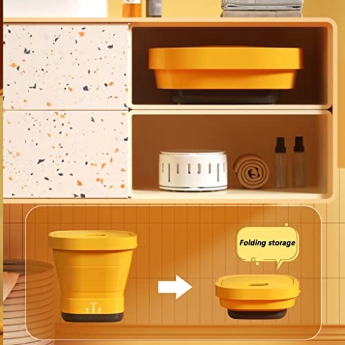 Folding Clothes Washing Machine - Portable Ultrasonic Cleaning