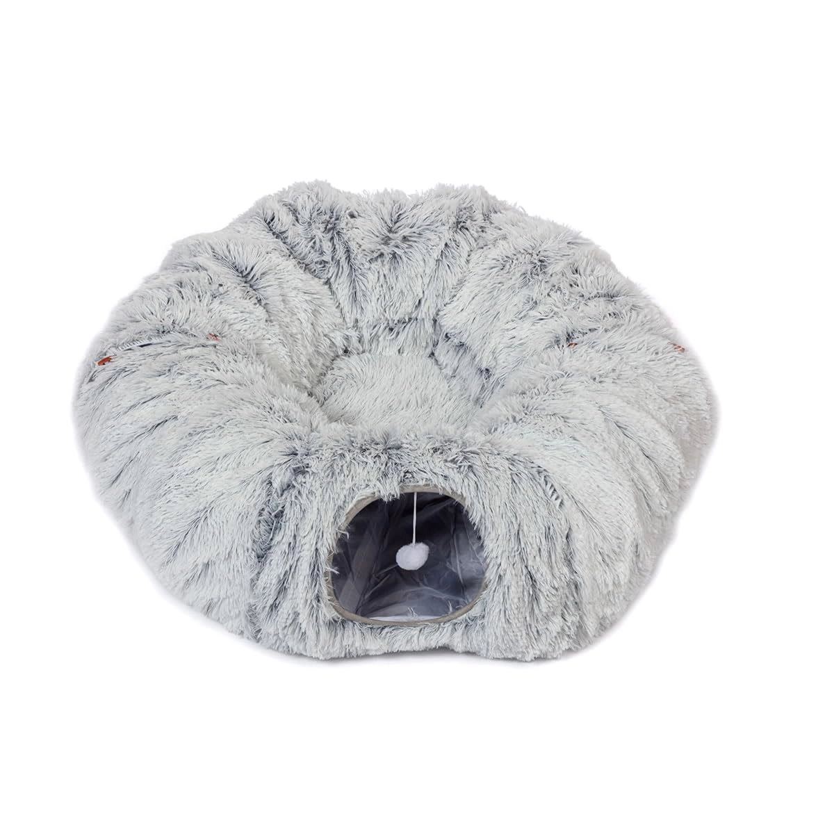 Danish Design Cat Tunnel Fur - 80x80cm fibre filled