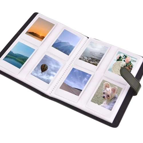 128 Pocket Album + Film Stickers - 120 + Plastic Desk Frame - 10 + Hanging Frame - 20 + Rainbow Camera Strap