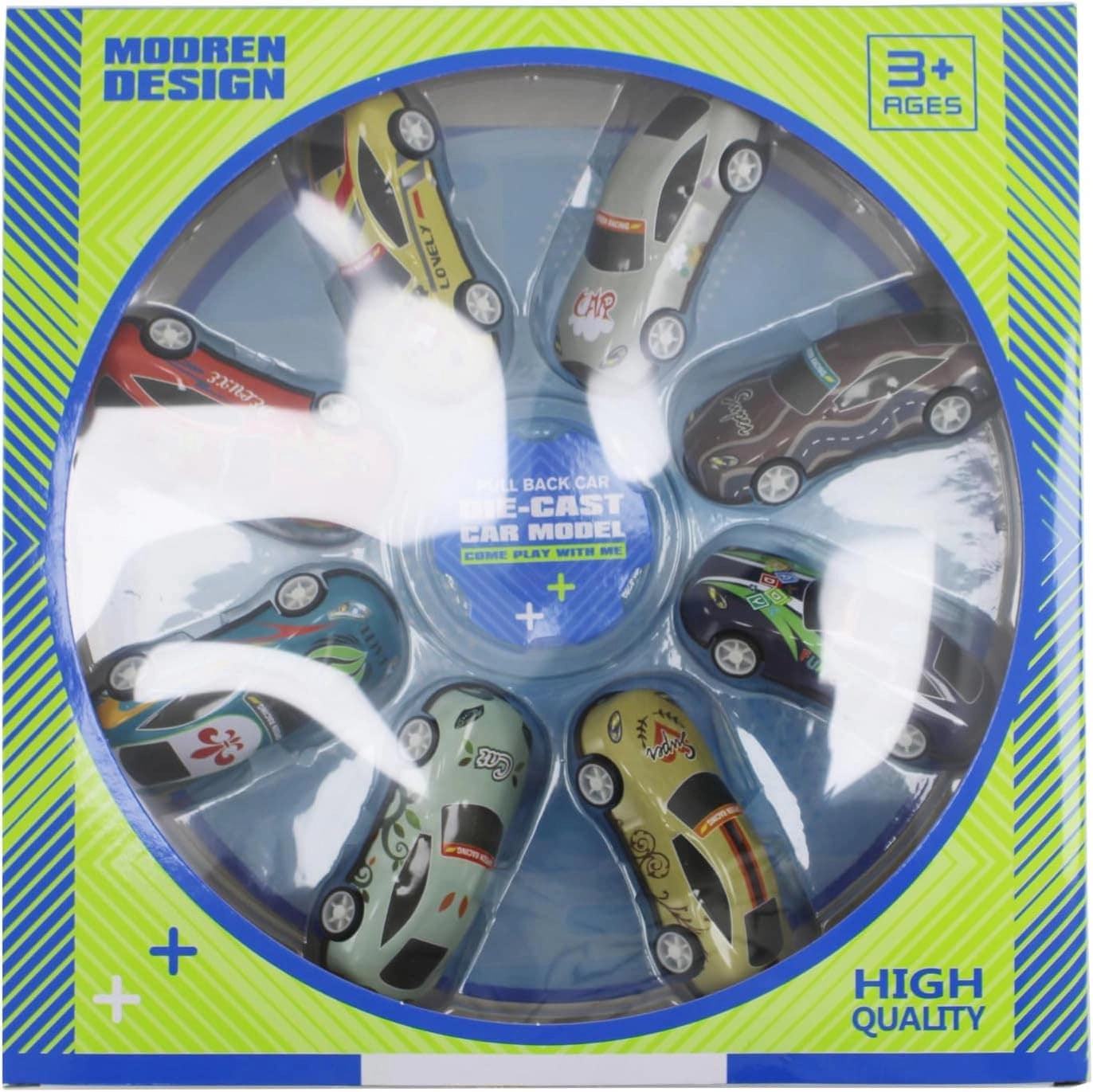 Small Pull Back Cars - 8pcs