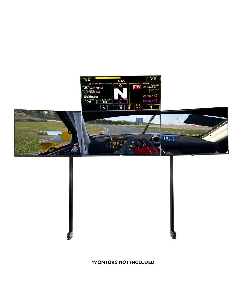 Elite Freestanding Complete Quad Monitor Stand