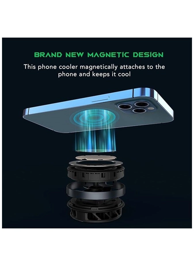 Magnetic Cell Phone Cooler - Fast Cooling Portable