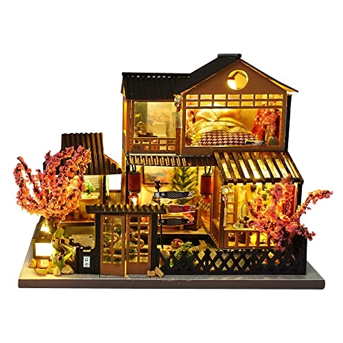 DIY Miniature Dollhouse Kit - 3D Wooden LED Light