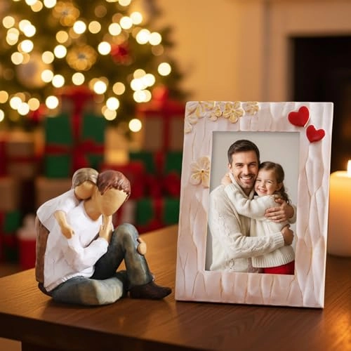 Father Daughter Figurine - Resin