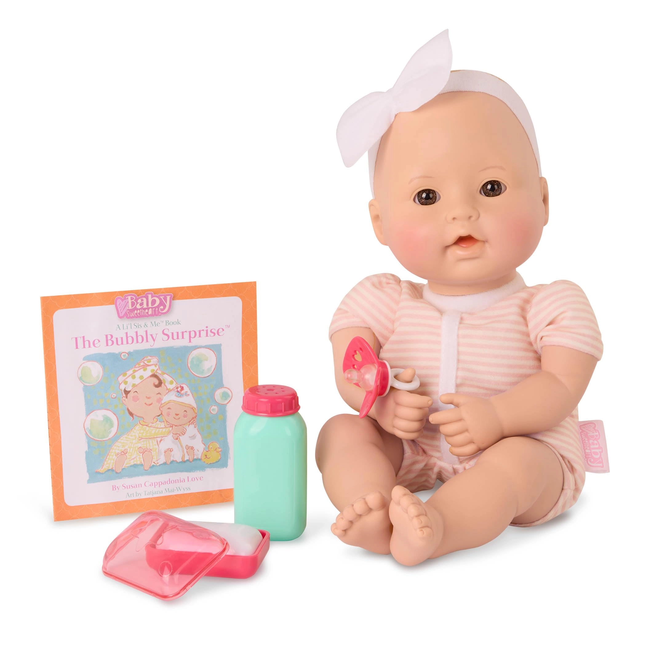 Baby Sweetheart Bath Time - 12" Multi_color