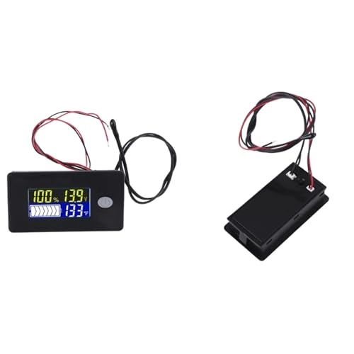 Battery Capacity Indicator - 10V to 100 V Temperature Monitor