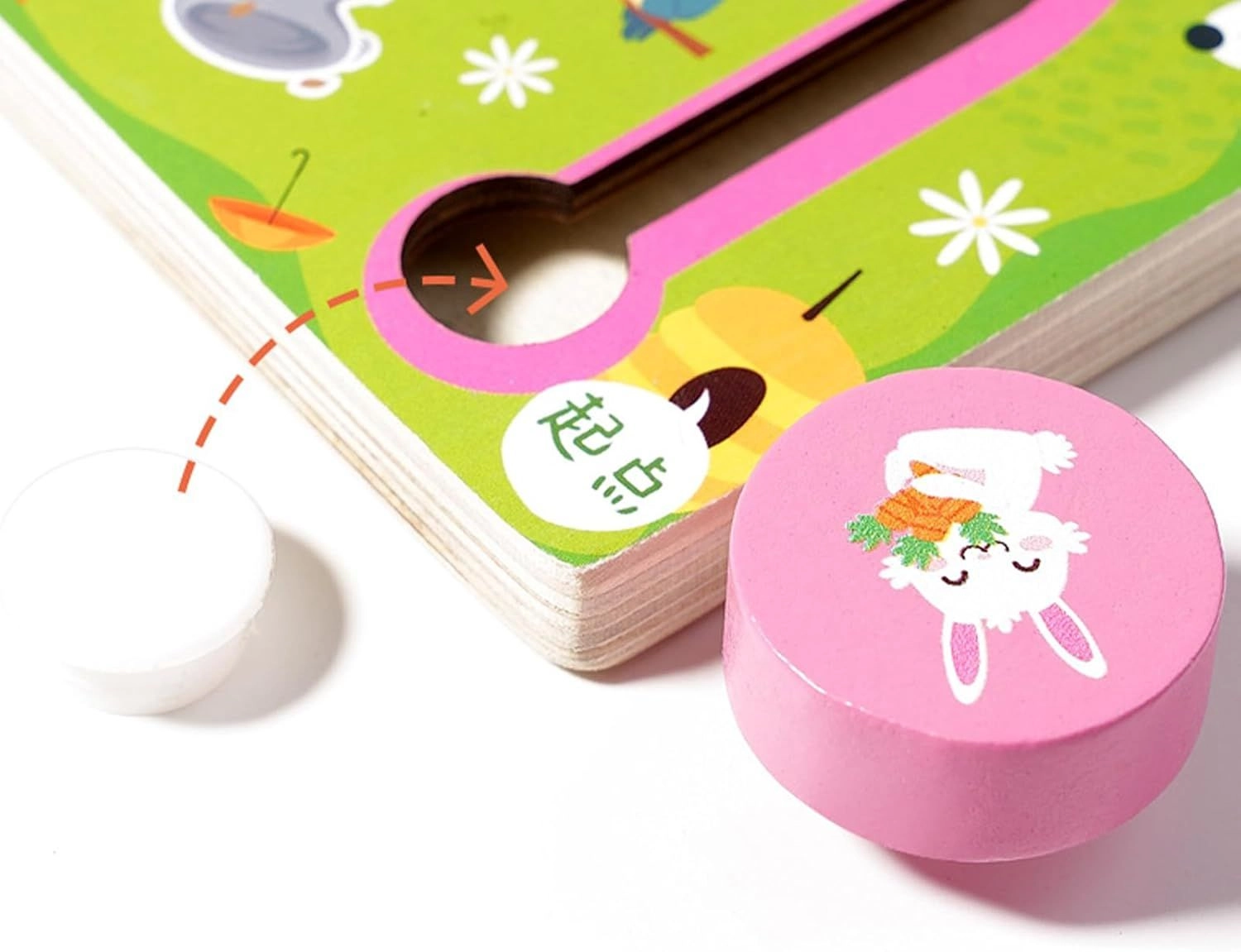 Wooden Maze Battle Game - 3 +