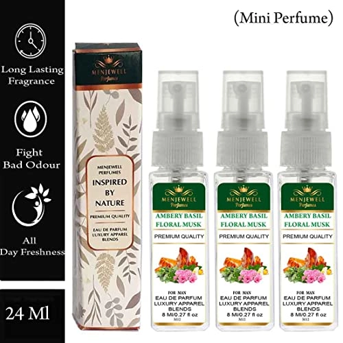 Ambery Basil Floral Musk Eau de Parfum - 8ml Pack