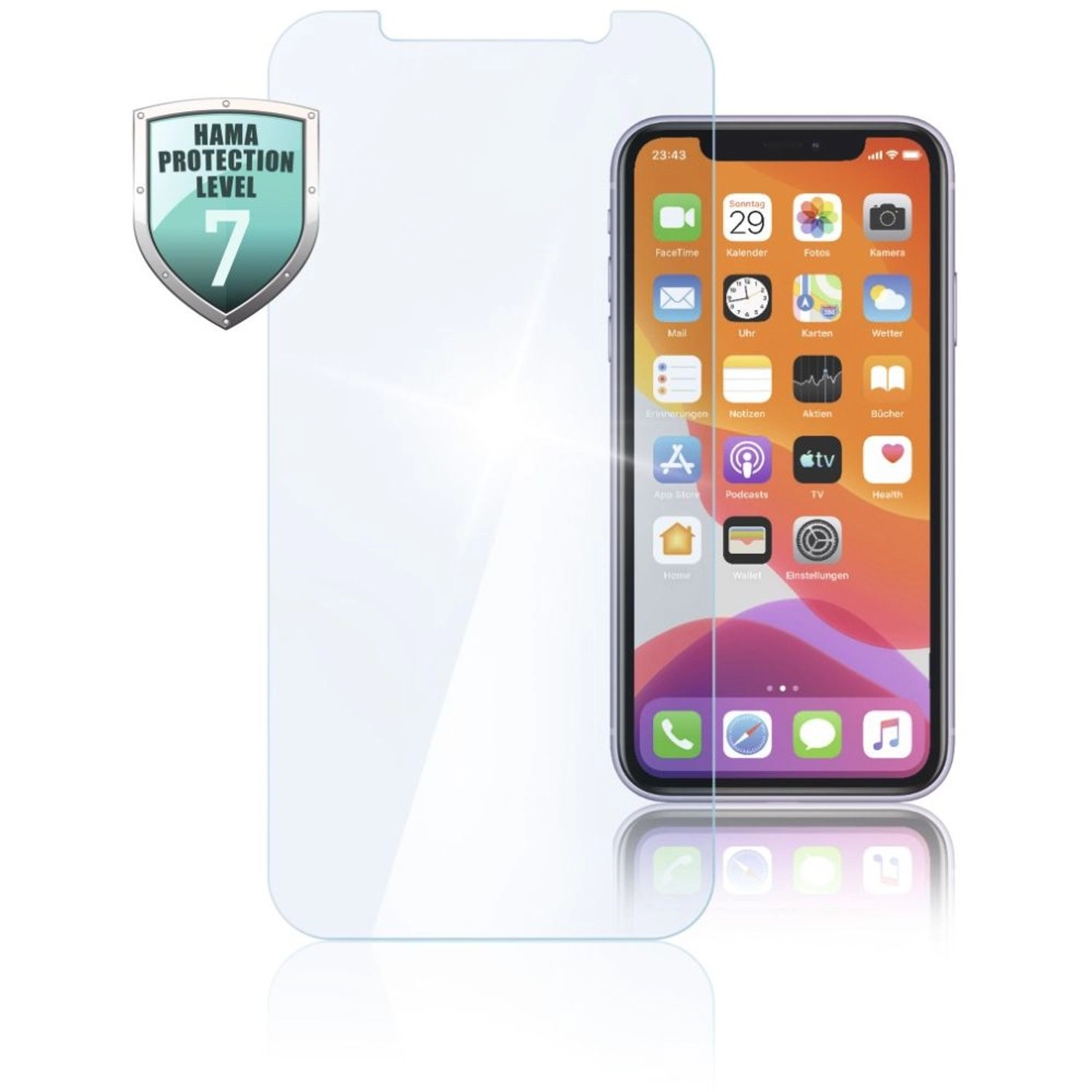 Privacy Screen Protector Apple iPhone 12 / 12 Pro - 10H Nano Tech Anti-Fingerprint