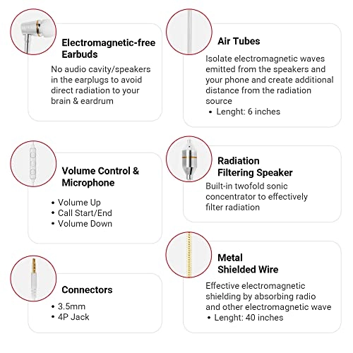 Air Tube Headphones Wired Headphone