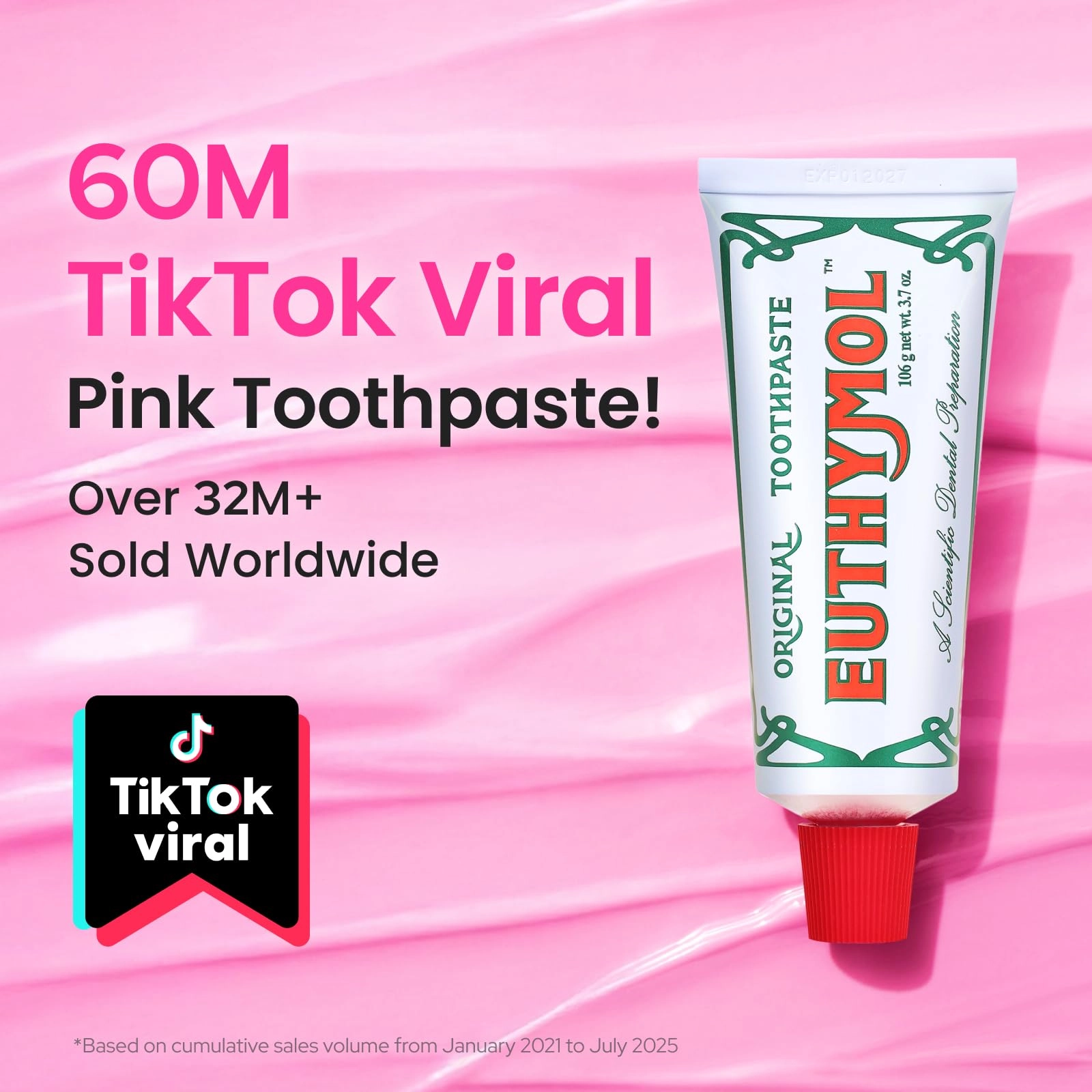 Original Pink Mint Toothpaste Adult 3.7fl oz