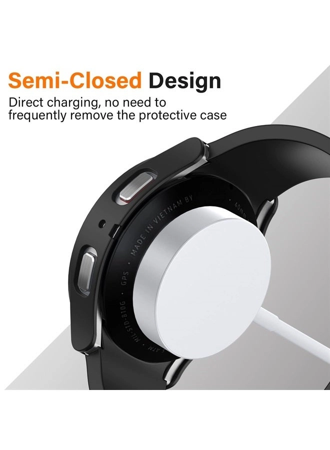 2 Pack Screen Protector Case for Samsung Galaxy Watch 5/Galaxy Watch 4 - 40mm