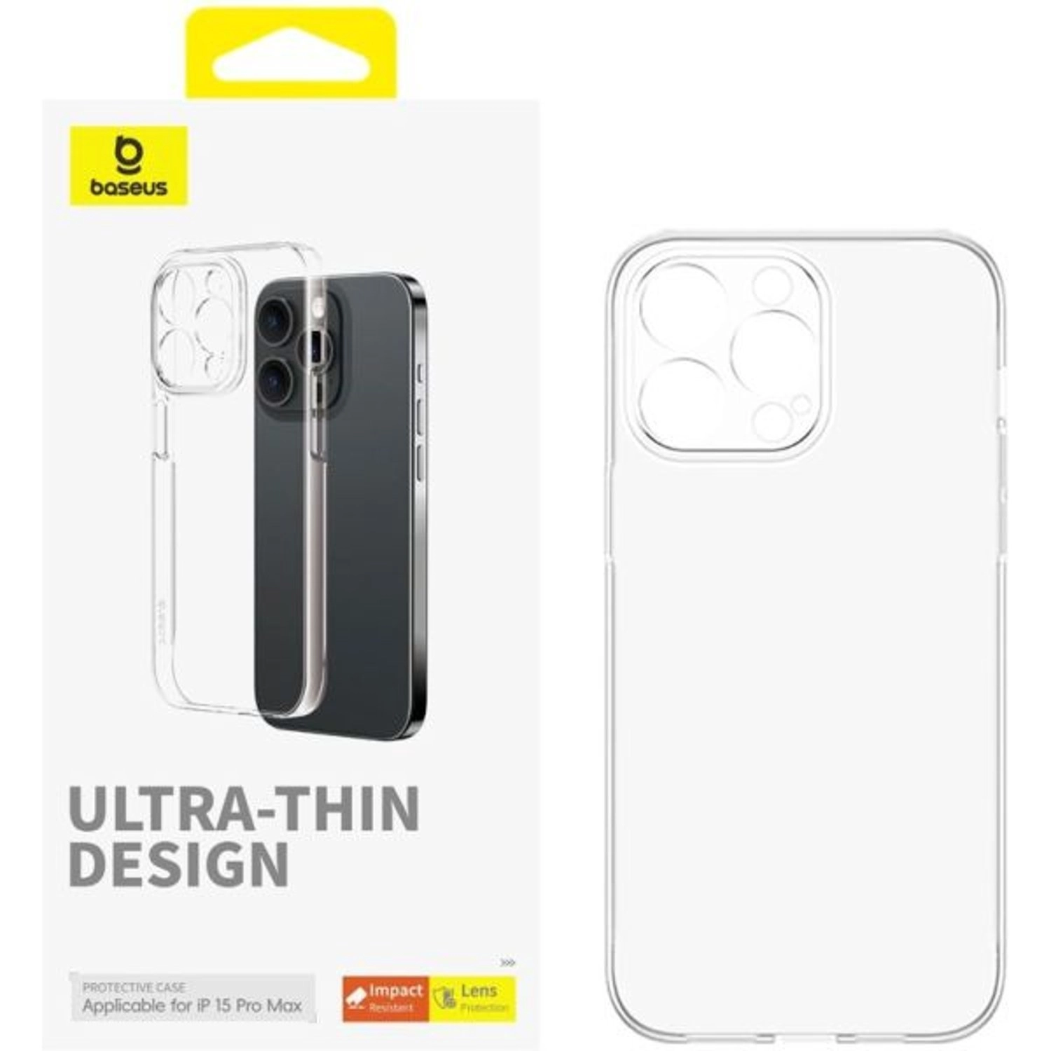 Lucent Series Clear Case for iPhone 15 Pro Max