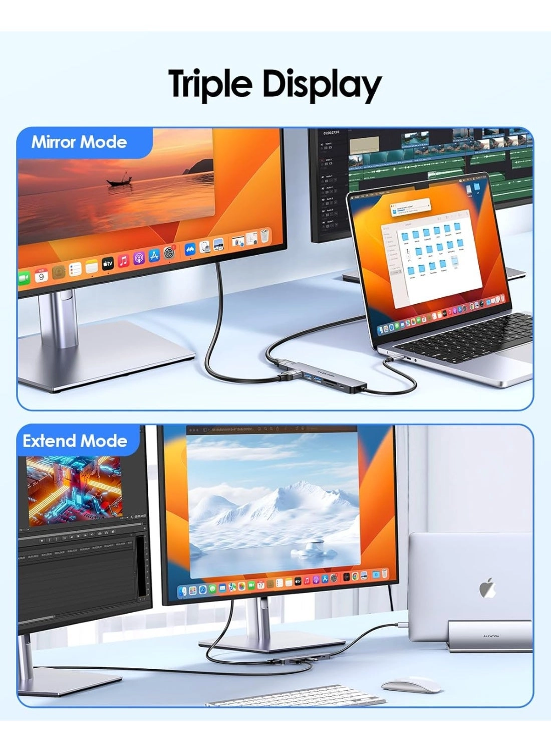 CB-CE18s - 8-in-1 USB-C Hub 4K@60Hz HDMI 100W PD