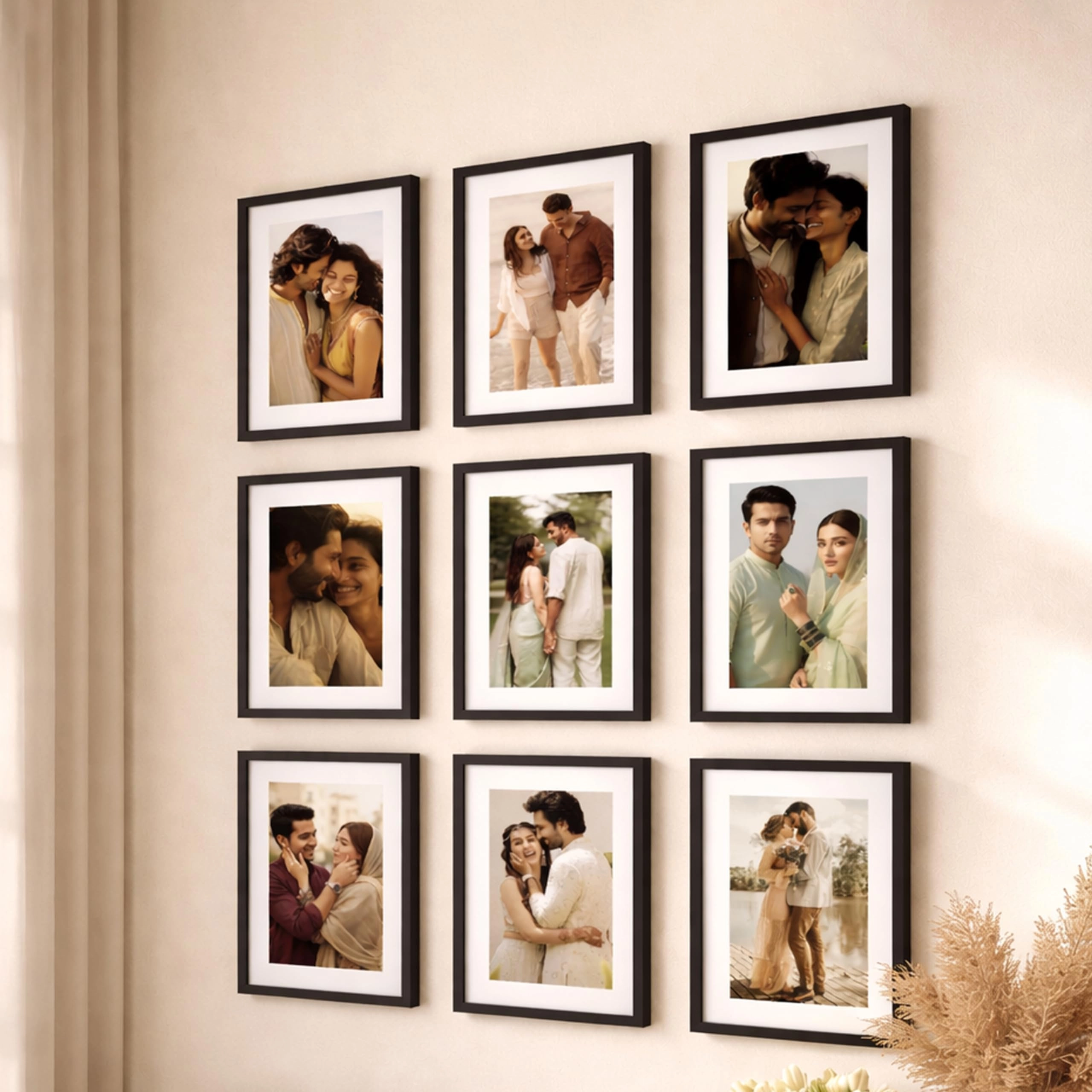 Collage Picture Frame - 6x8 Inch 9