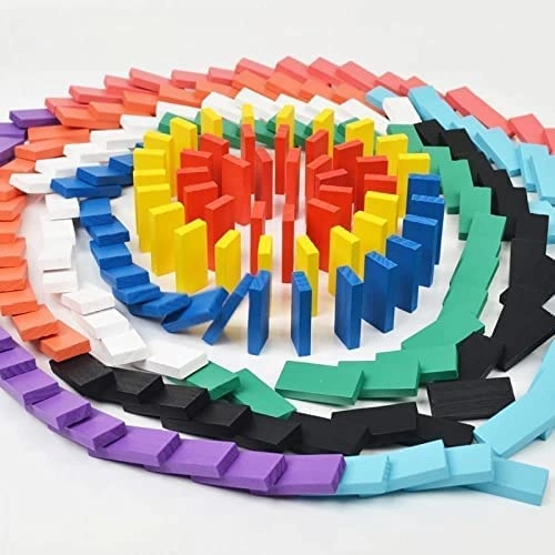 BlackZone Dominoes Blocks Set - 1 month and up 120 PCS
