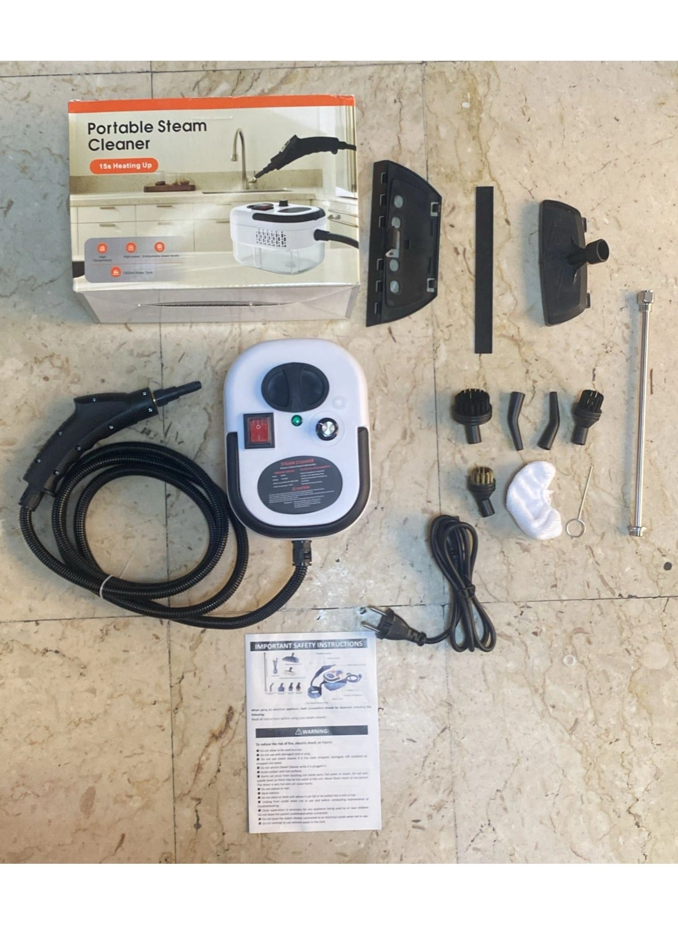 Portable Handheld Steam Cleaner - 1000 mL