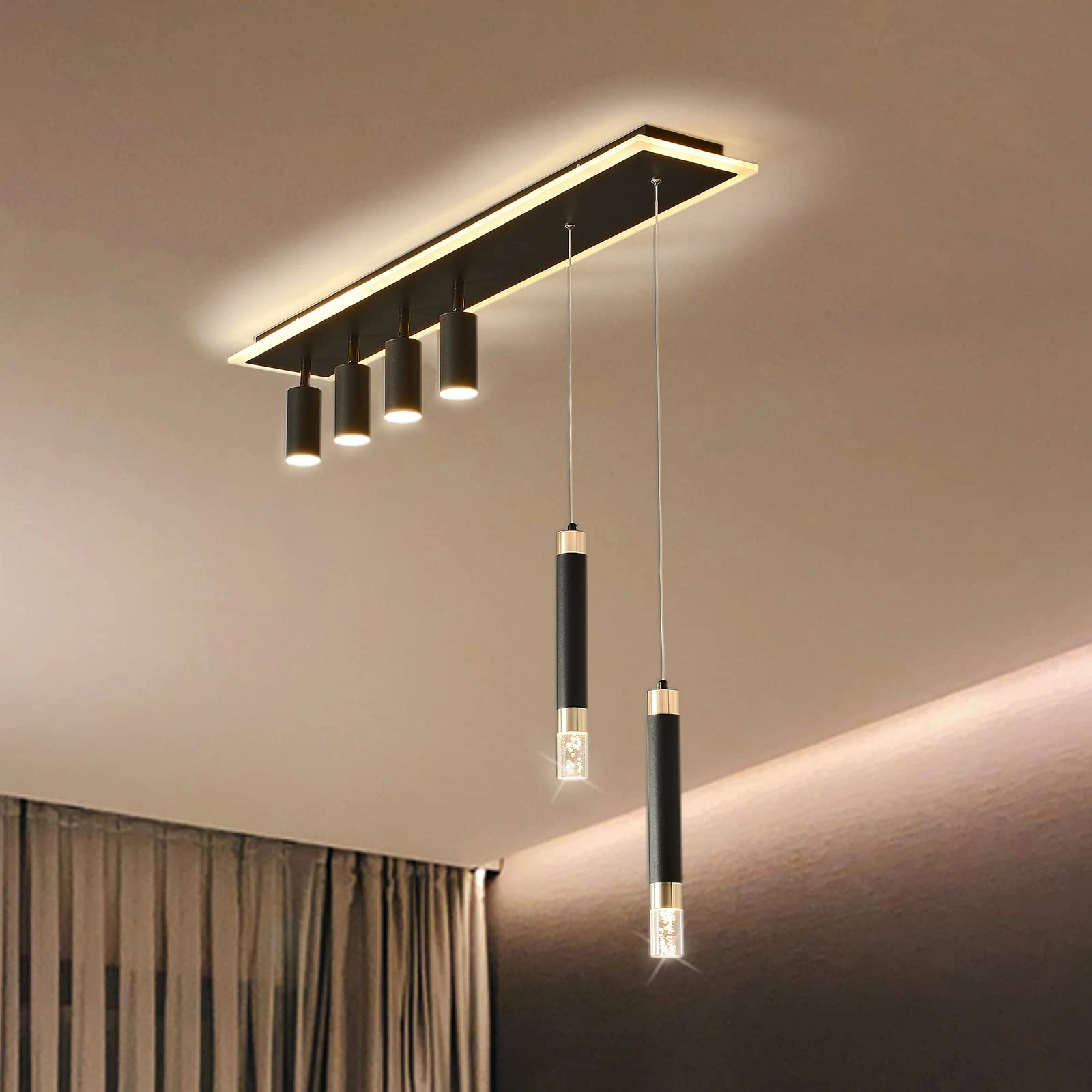 Jaycomey 6-Lights Pendant Light - 59.06"