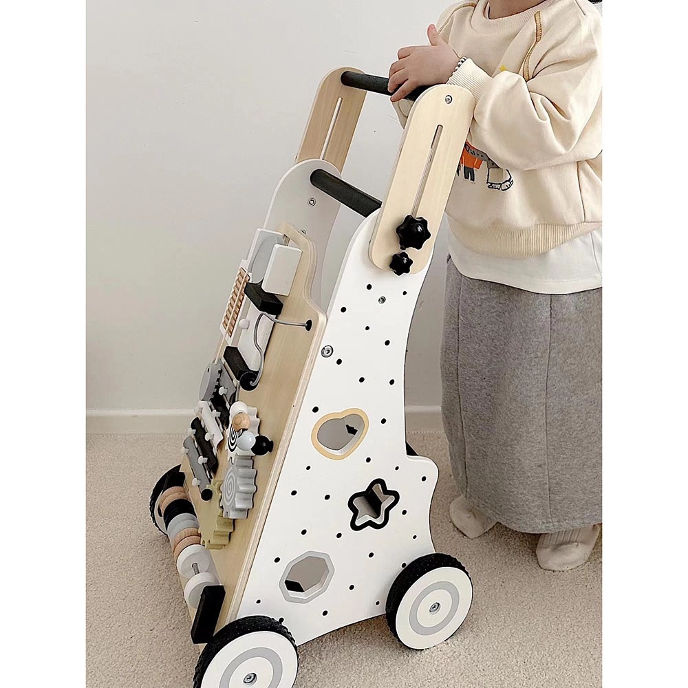 Enzo Wooden Baby Walker - 5-in-1 Activity Center