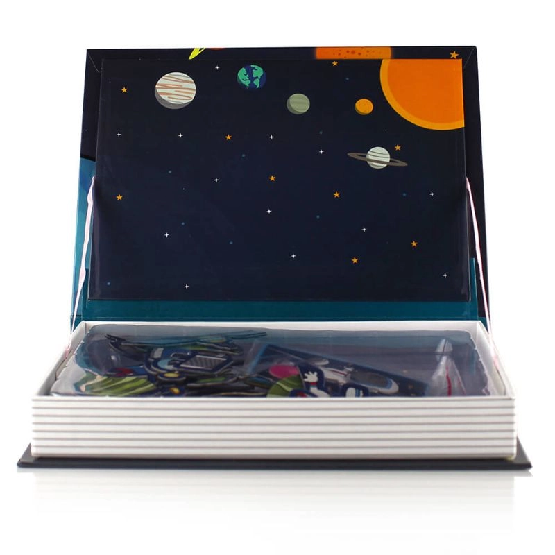 Magnetic Puzzle Book Space - 3-6 54 pieces