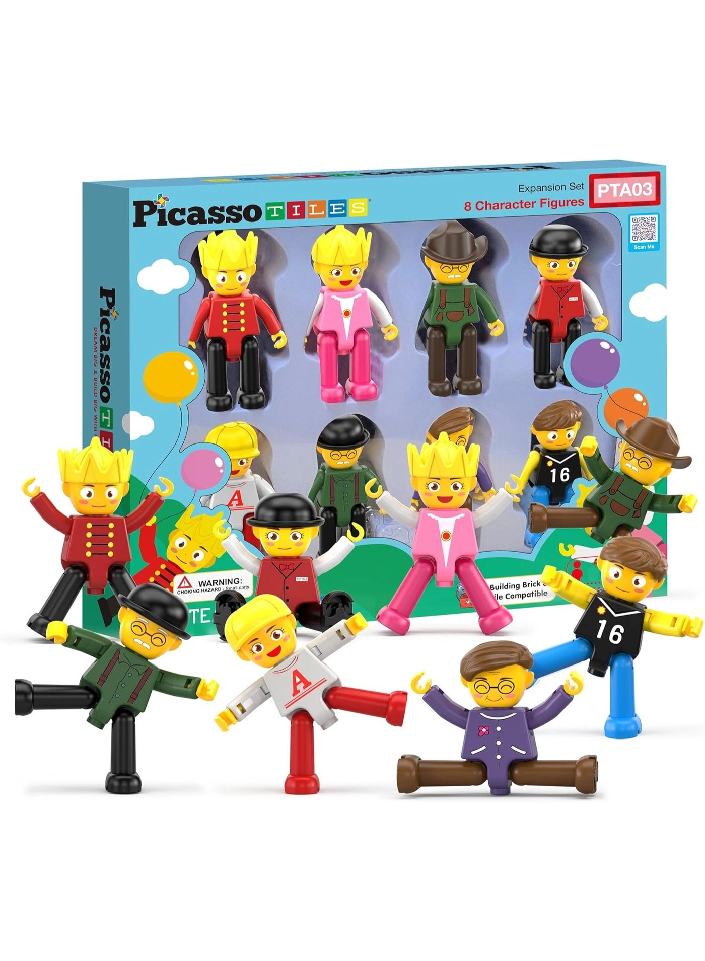 Magnetic Character Figures - 8 pcs