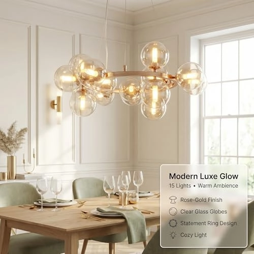Bubble Glass Pendant Chandelier