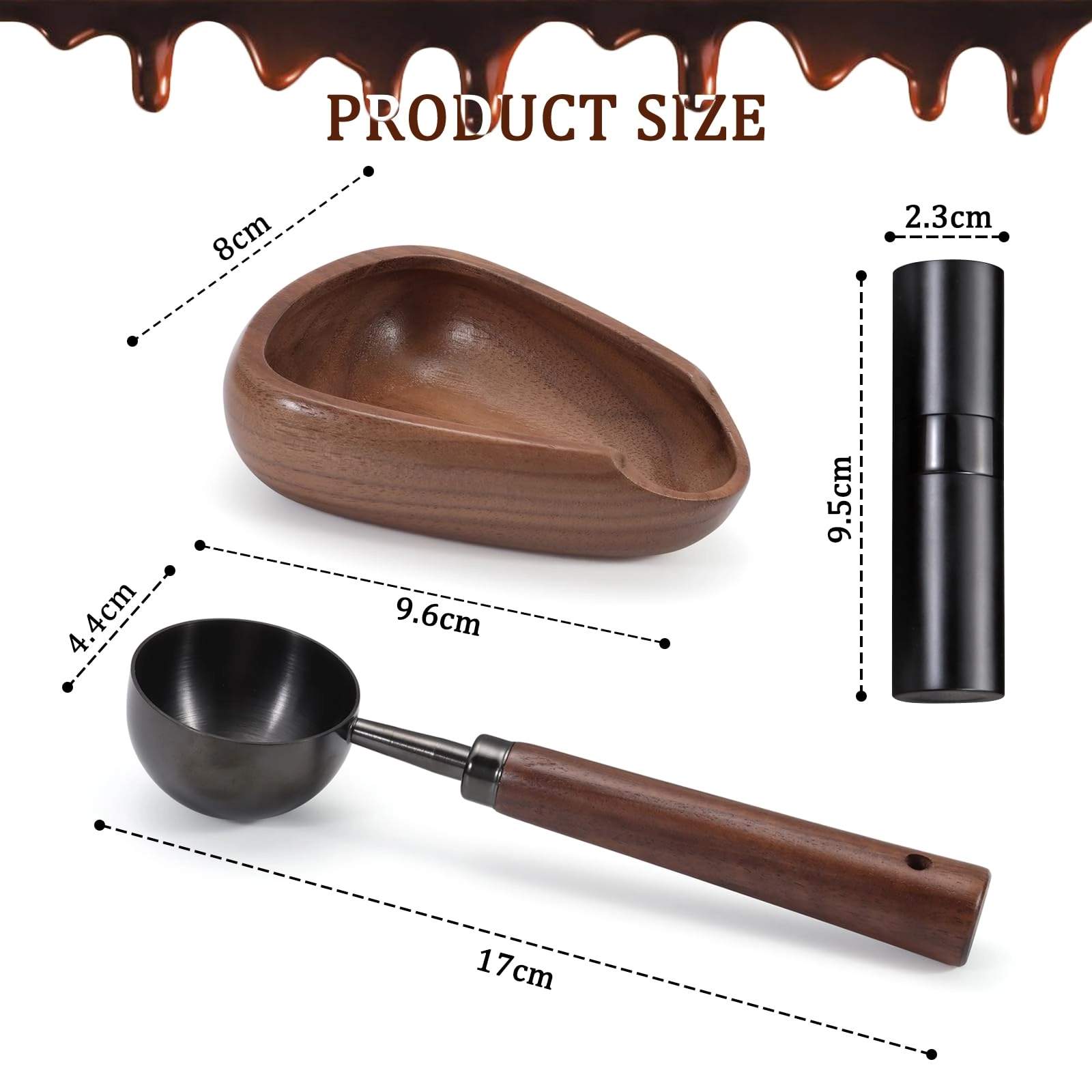 Dosing Cup + Coffee Spoon + Spray Bottle - 8 Milliliters + Gift Box
