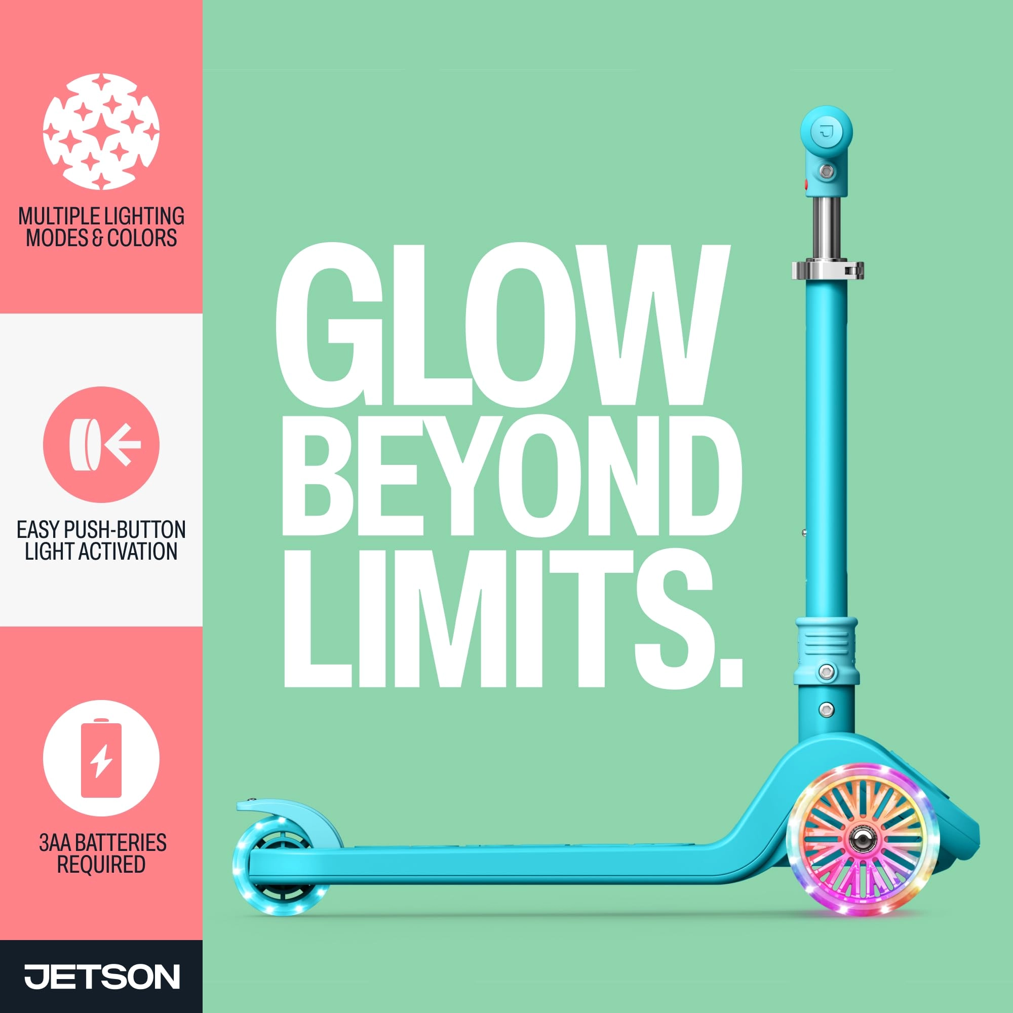 Jupiter Mini - 3-Wheel Foldable LED