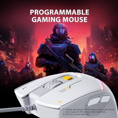 Transparent Gaming Mouse - USB