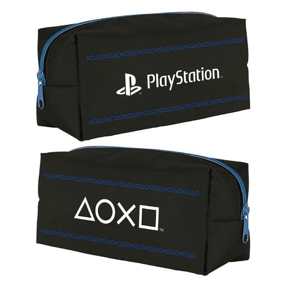 Sony Pencil Case - Square Pinstripe Dark