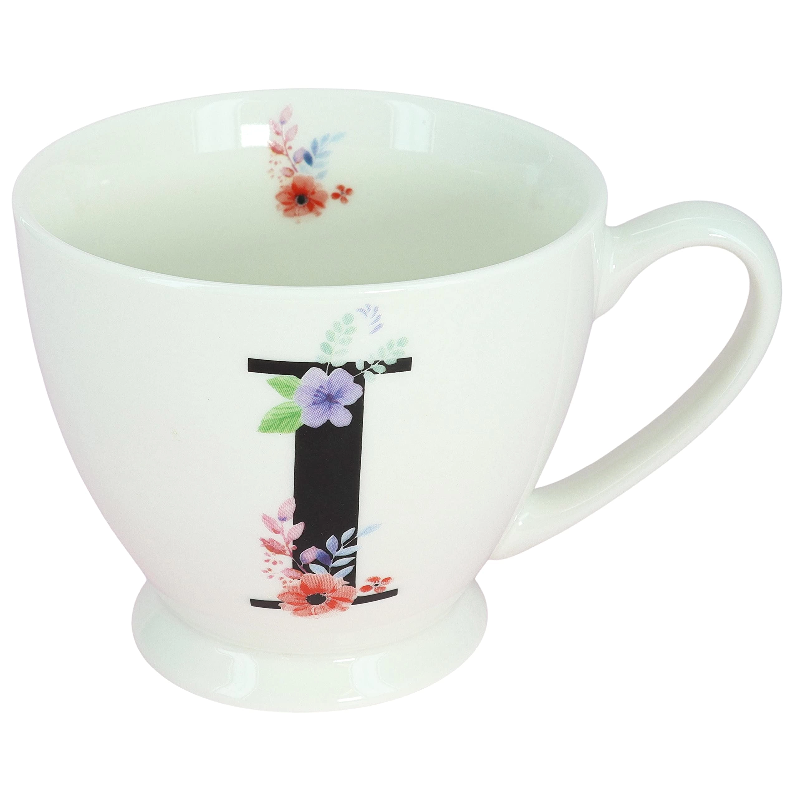 G Decor Ltd Blossom Monogram Ceramic Mug - 1 pcs - 450 ml