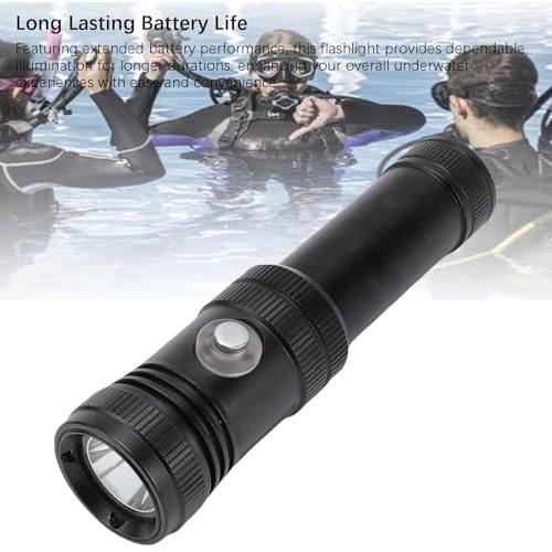 1200 Luminous Flux Dive Light - 50 m Black
