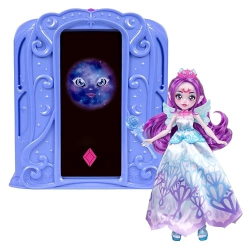 Magic Mixies Pixie Supremes Magic Mirror - 50+ Lights & Sounds + Skylar Pixie Supreme Doll - 10.5" 2 Unique Outfits