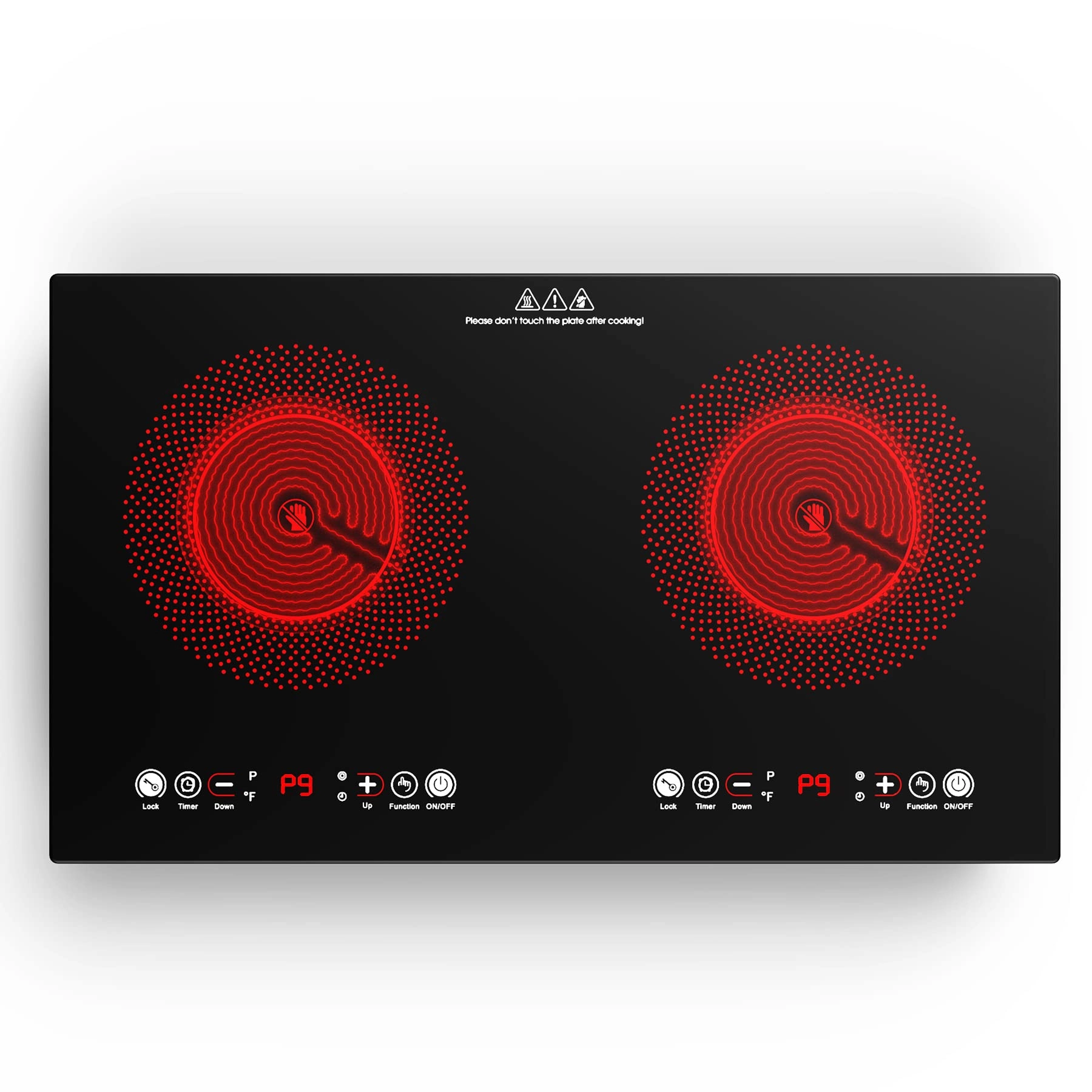 2 Burner Electric Cooktop - Electric hob