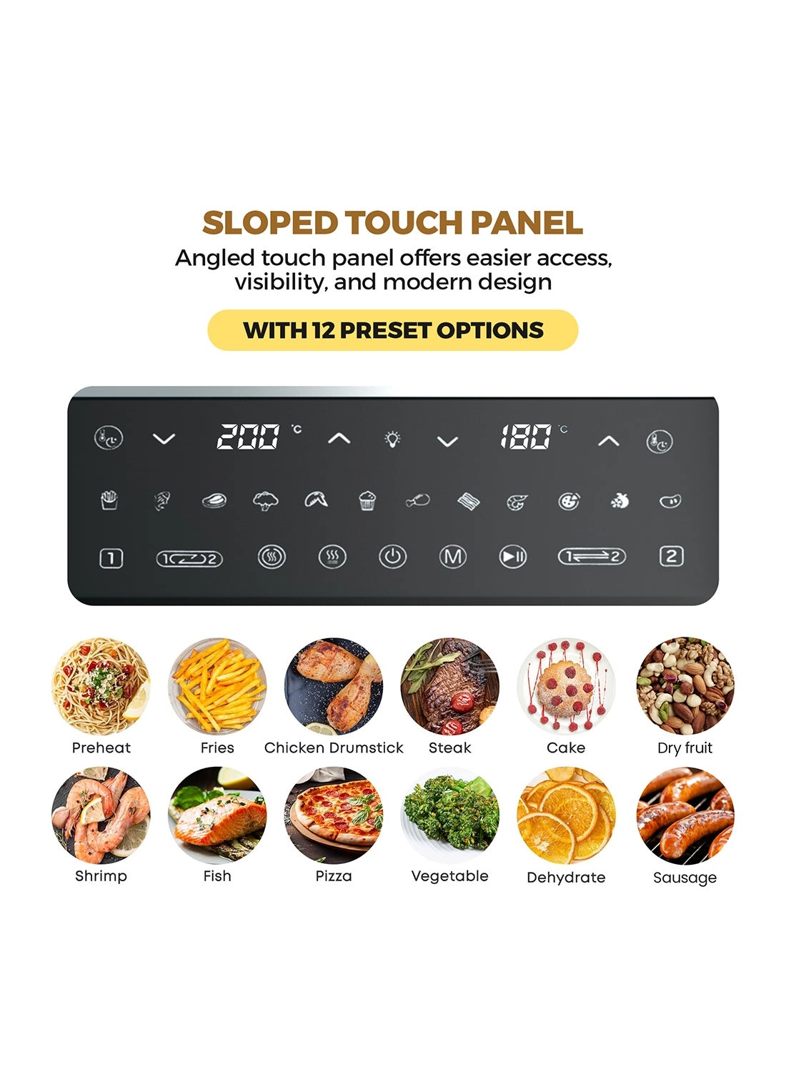 2 in 1 Digital Air Fryer NAF1099D