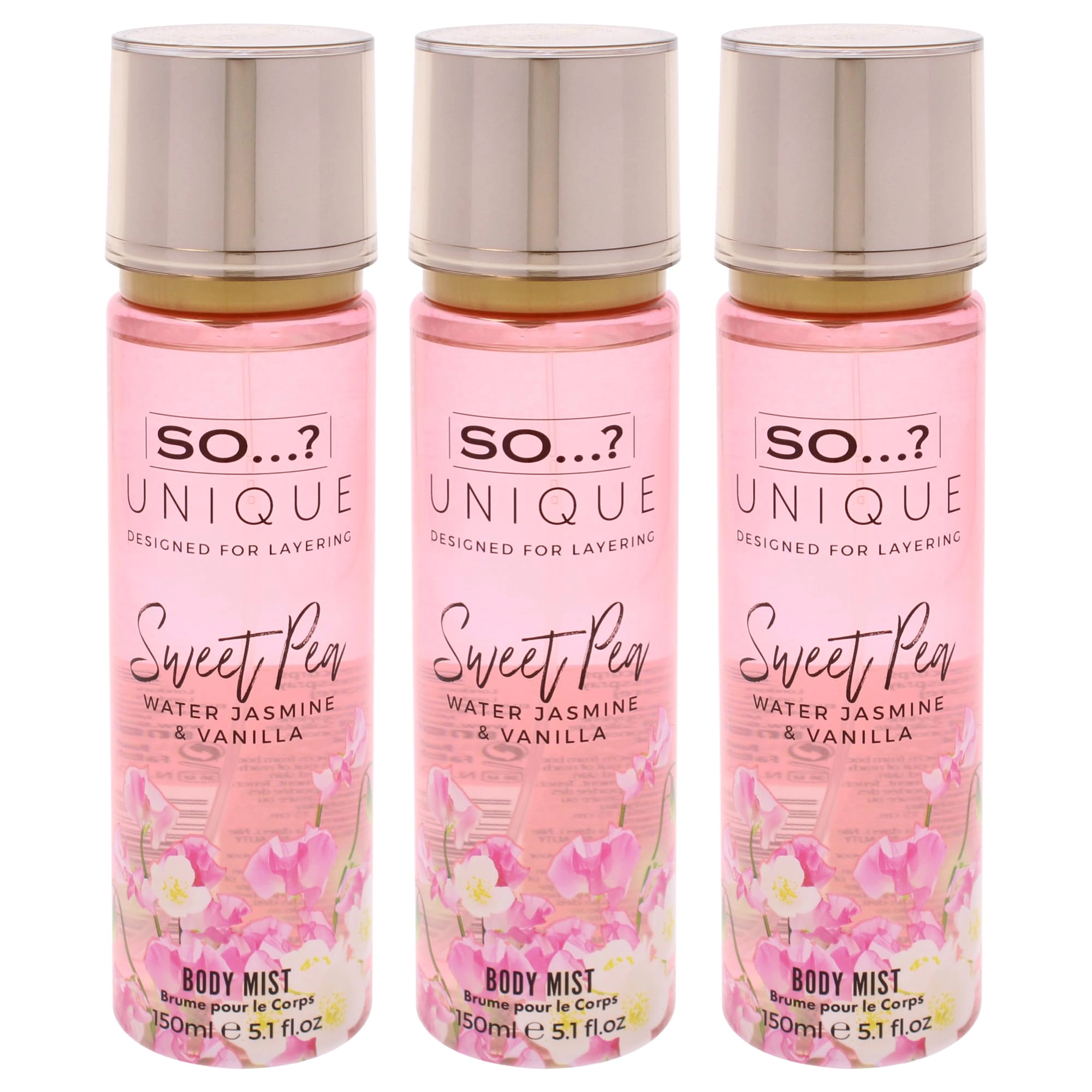 Sony Sweet Pea Body Mist - 100 Millilitres Floral Bundle