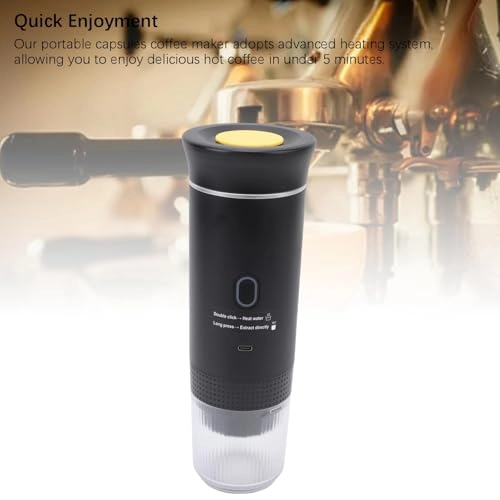 Portable Coffee Maker - 120ml Capsules DG Capsules Ground Coffee