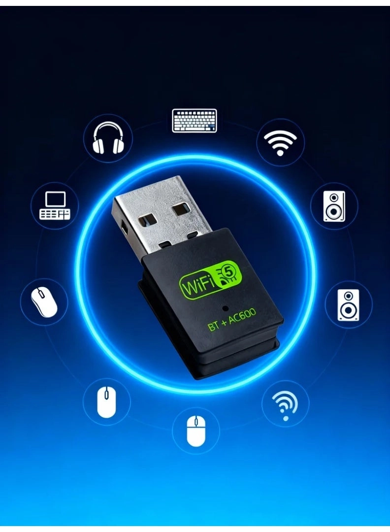 AC600 - Dual-Band USB WiFi Bluetooth