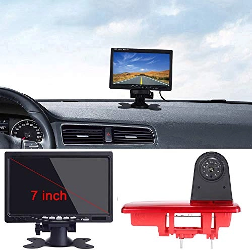 Car Rear view Camera - Night vision 628*586 pixels + Rear View Mirror - 7" LCD