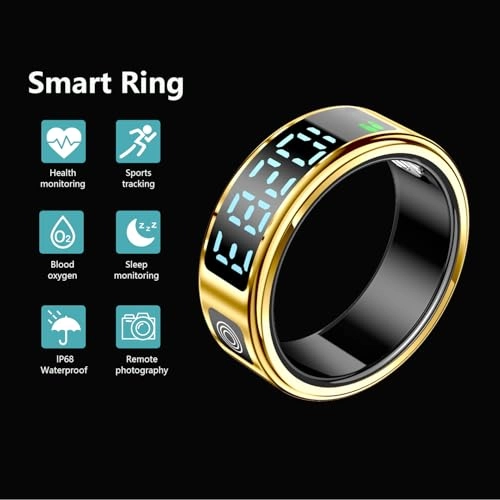 Smart Ring - Heart Rate Blood Oxygen IP68 Waterproof