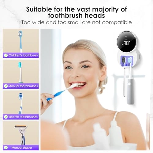 Wall Mounted Toothbrush Holder - Single