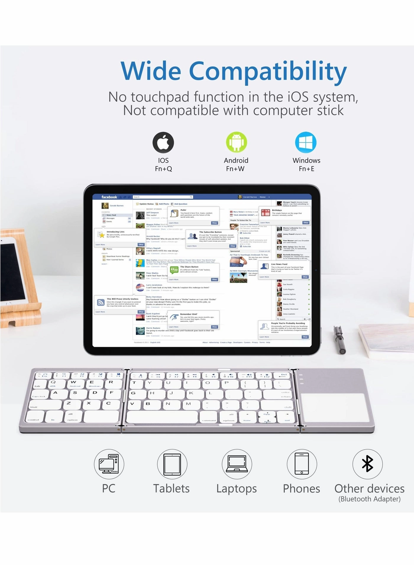 Mini Bluetooth Keyboard - Wireless