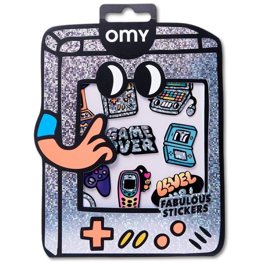 OMY Game Boy Sticker Book 6 pcs