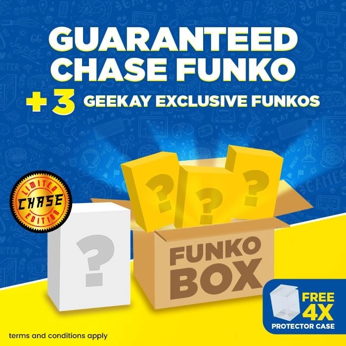 FUNKO Guaranteed Chase Pop + Geekay Exclusive Pops - 3 + Pop Protectors - 4
