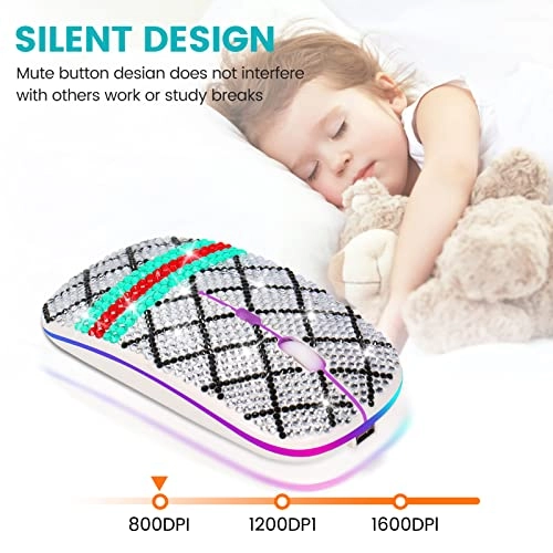 Dual Mode Silent Mouse - Wireless