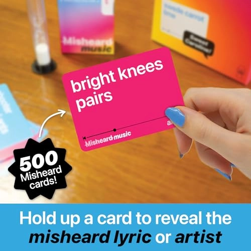 Misheard Music - 500 Cards Card Game