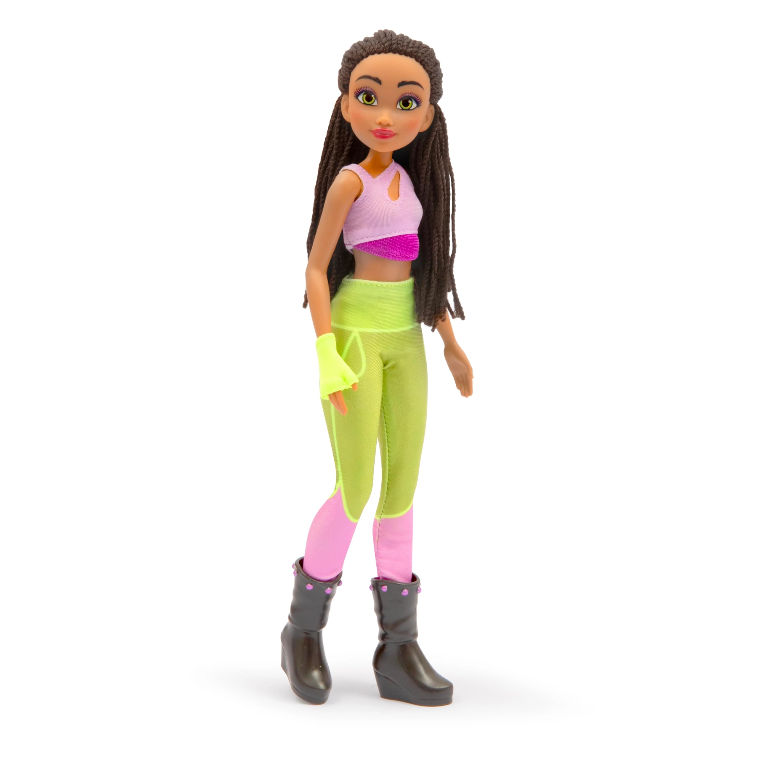 Aisha Doll - 27 cm Purple and Green Ages 4+