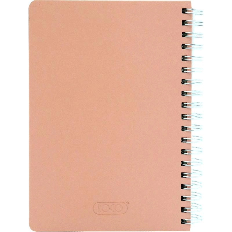 Notebook 19 X 26 cm Spiral - Grid 100 Sheets